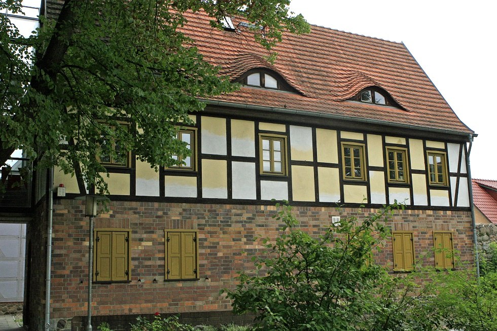 Rückansicht des Museums (Fachwerkhaus), © Sabrina Wittkopf-Schade