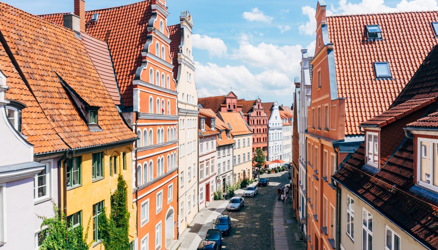 Einblick in die Gassen der Rostocker Altstadt, © TMV/Gänsicke