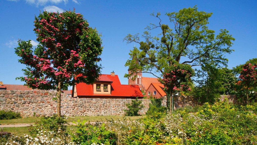 Die einstige Stadtmauer von Pasewalk konnte bis heute noch größtenteils erhalten werden, © Torsten Krüger