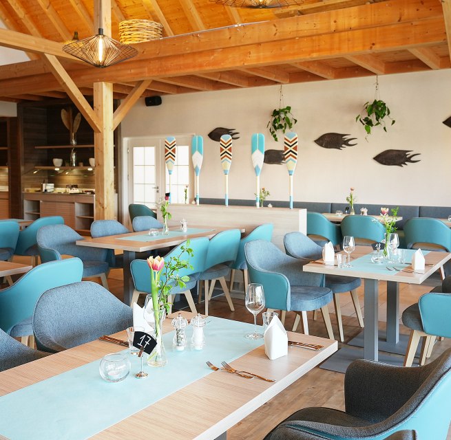 Restaurant Bootshaus, © BEECH Resort Plauer See