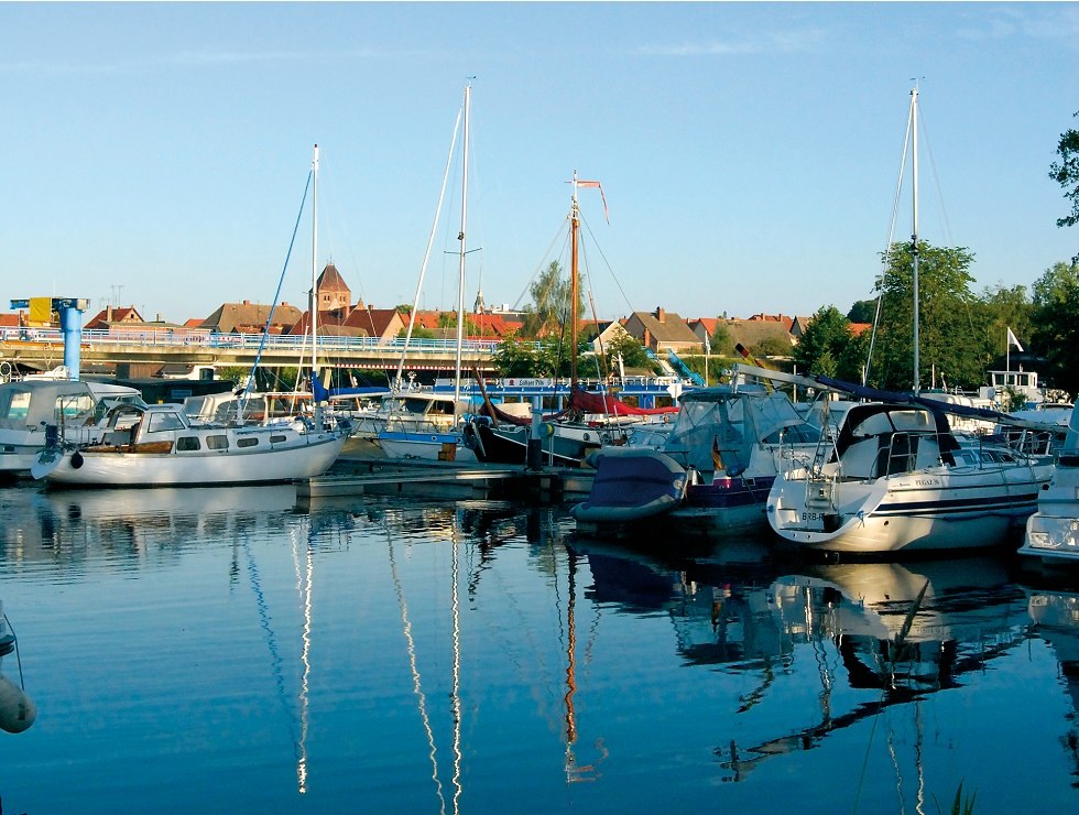 Stadthafen in Plau am See, © Hendrik Silbermann