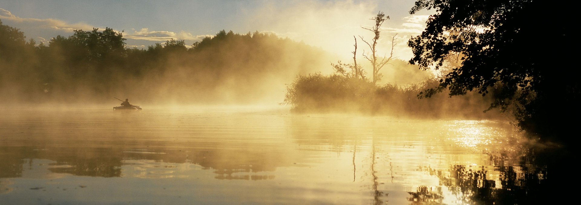 Geheimnisvoller Nebel am Morgen über der Peene, © TMV/Grundner