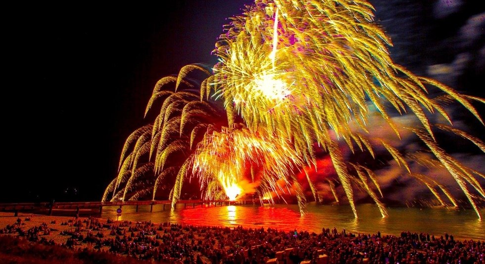 Silvester am Strand, © Helmut Strauß