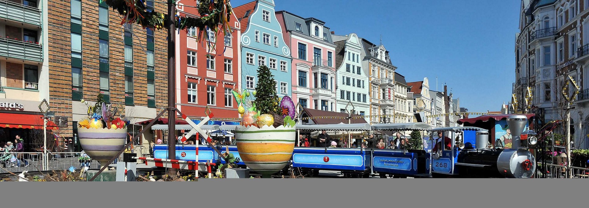 Ostermarkt im Rostocker Stadtzentrum, © Joachim Kloock