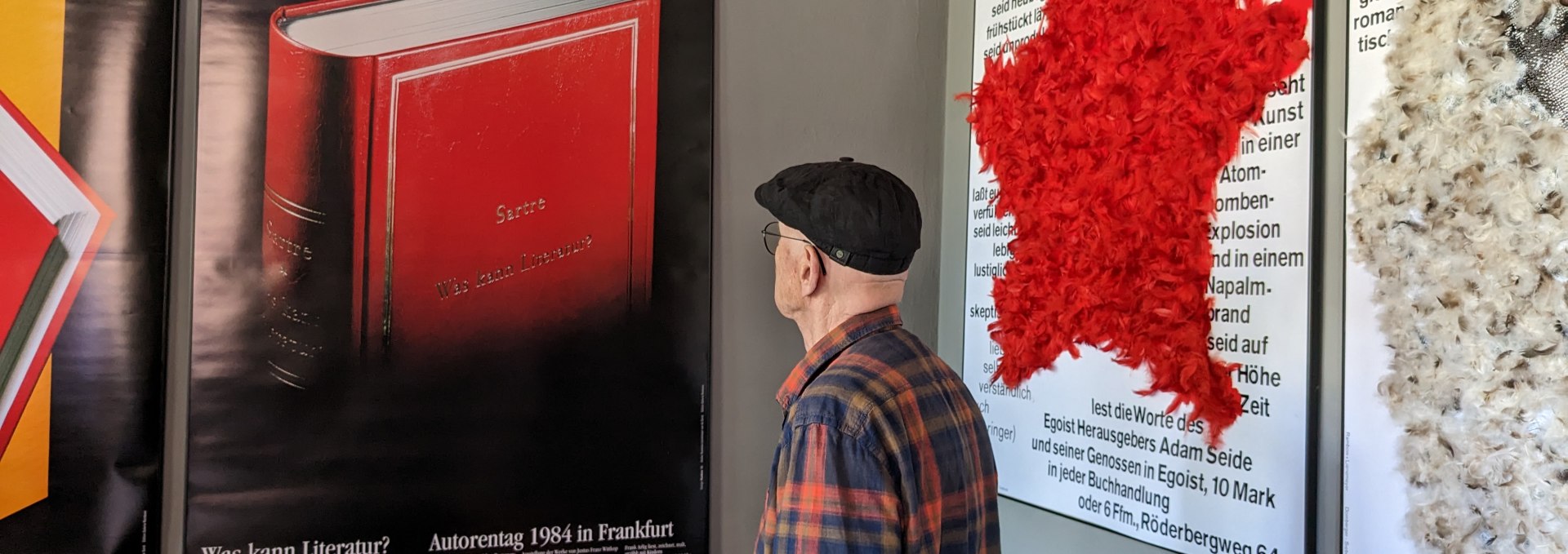 Herr Gunter Rambow in seinem Atelier, © Heiko Grunzig