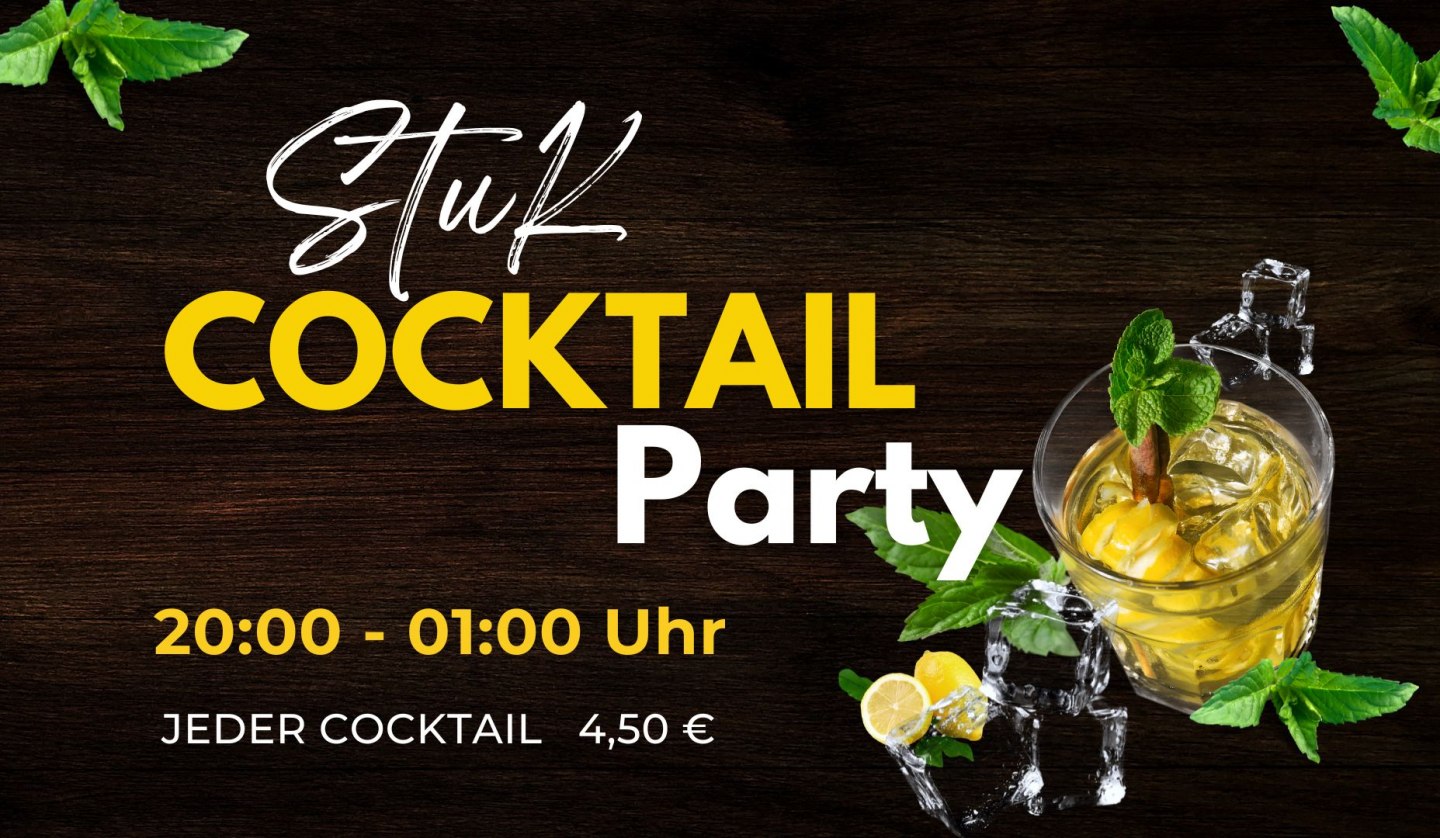 StuK Cocktail Party, © Stuk- Der Club Güstrow