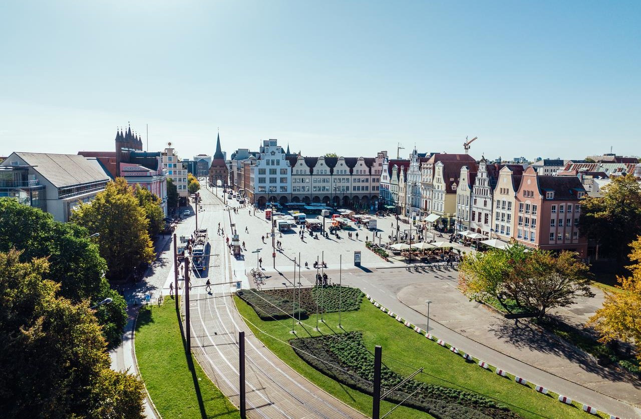 Neuer Markt Rostock Altstadt, © TMV/Gänsicke