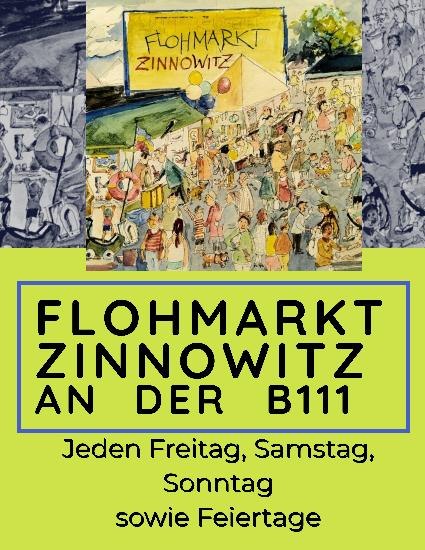 Flohmarkt Zinnowitz an der B111, © Flohmarkt Zinnowitz