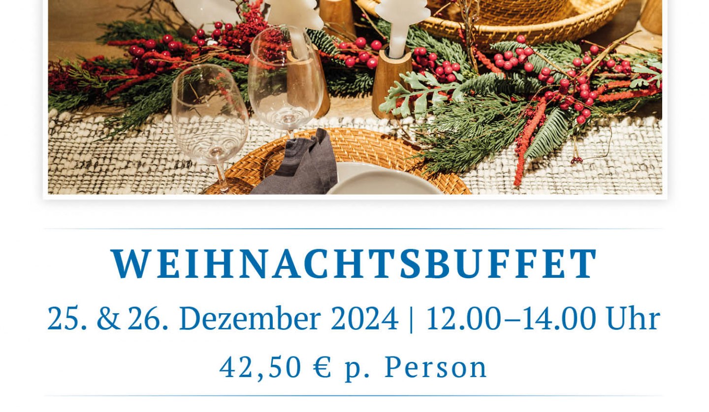 Weihnachtsbuffet 2024, © Hotel am See Grevesmühlen