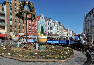 Ostermarkt im Rostocker Stadtzentrum, © Joachim Kloock