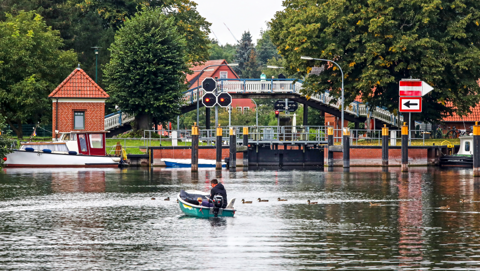 Eldeschleuse mit der Hühnerleiter, © TMV/Gohlke