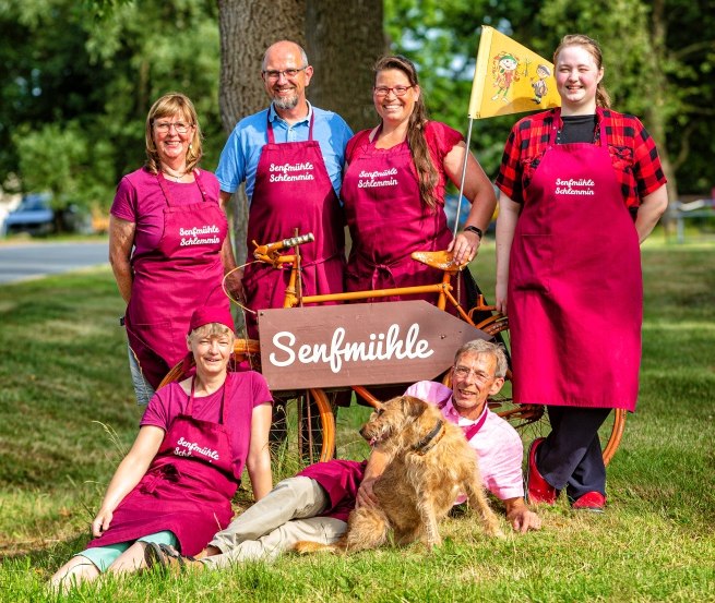 Das Team der Senfmühle Schlemmin, © ostsee-kuestenbilder.de