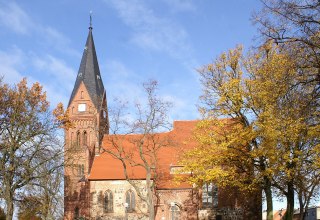 St.-Bartholomäuskirche Damgarten von außen, © Erell