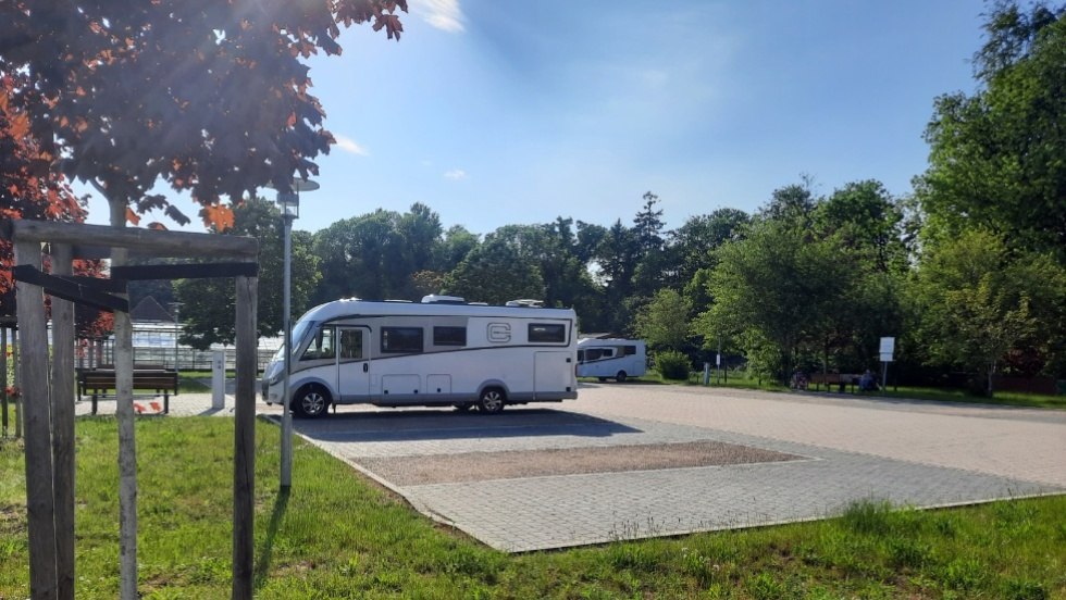 Wohnmobilstellplatz am Schloss inLudwigslust, © Mecklenburg-Schwerin e.V.