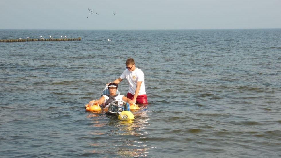 Mit dem Strandrollstuhl die Ostsee bei Koserow erleben, © Kurverwaltung Koserow