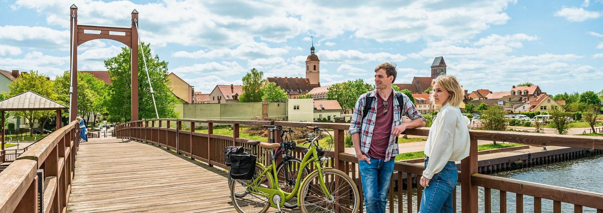 Fußgängerbrücke in Anklam, © TMV/Tiemann