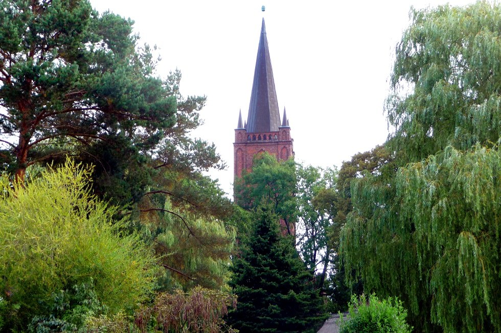 Kirchturm der Gristower Kirche, © Sabrina Wittkopf-Schade