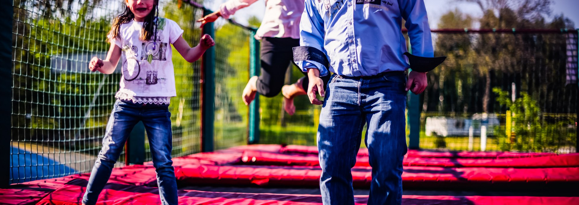 Kinderland Trassenheide Trampolin, © Kinderland Trassenheide/ B. Eske