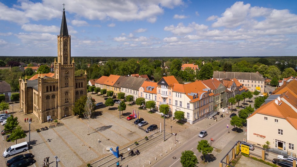 Stadtkirche und Marktplatz Fürstenberg/Havel, © Regio Nord GmbH