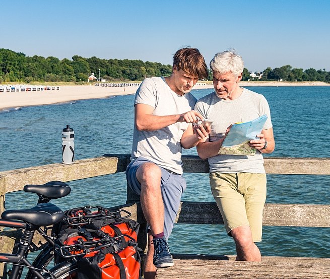 Ein Stopp auf der Seebrücke in Boltenhagen, © TMV/Süß