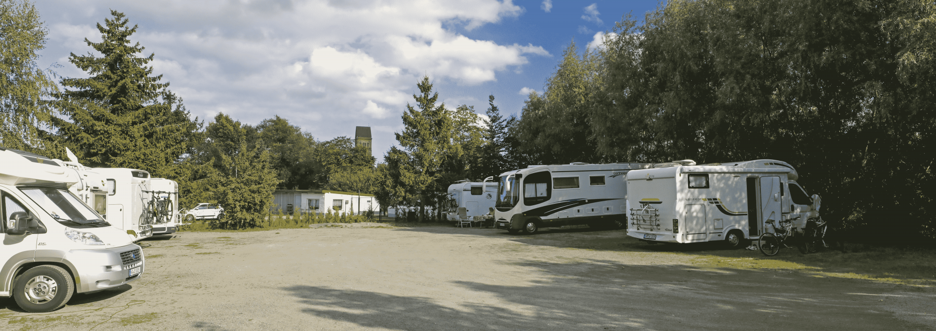 Caravans auf dem Stellplatz, © TMV/Gohlke