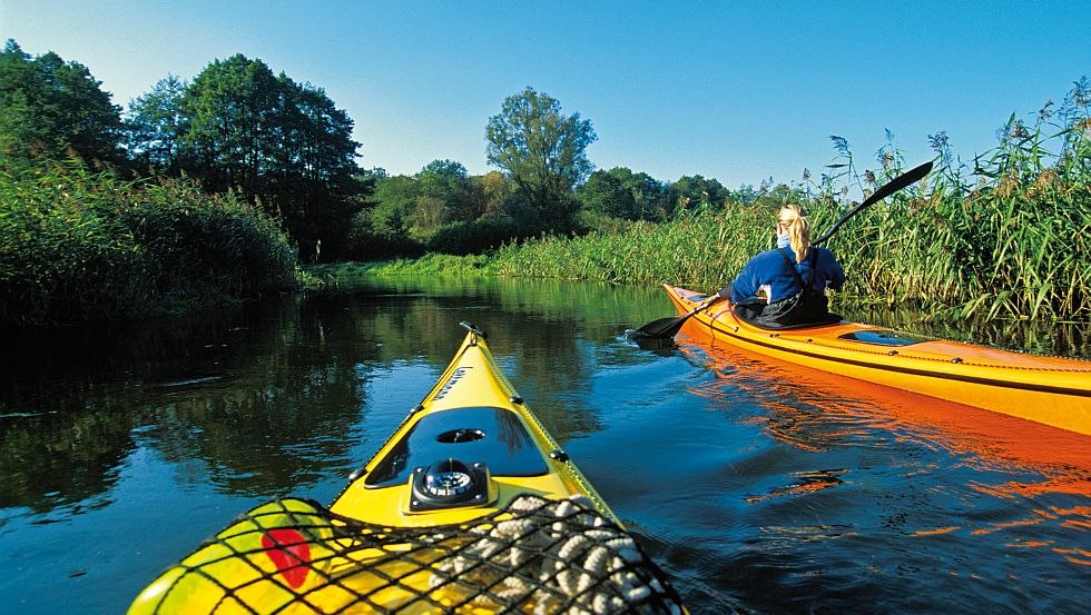 Auf der Warnow bis zur Ostsee paddeln, © TMV/outdoor-visions.com