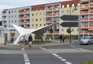 Buswartestation Binz - Hyperschale von Müther -, © Tourismuszentrale Rügen