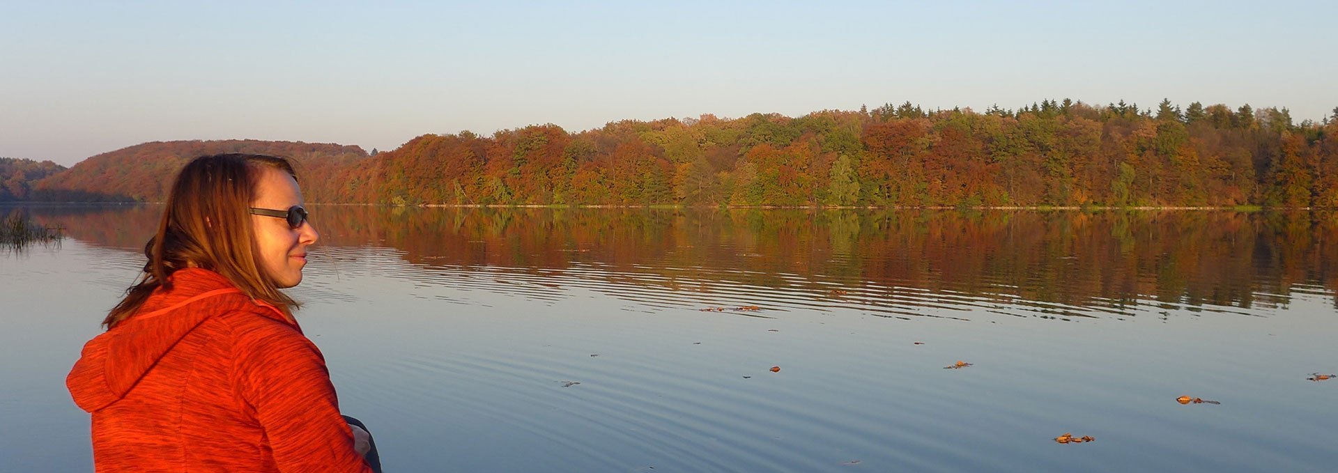 Mit dem Kanu auf dem Schmalen Luzien den Indian Summer im Abendrot genießen., © Traugott Heinemann-Grüder