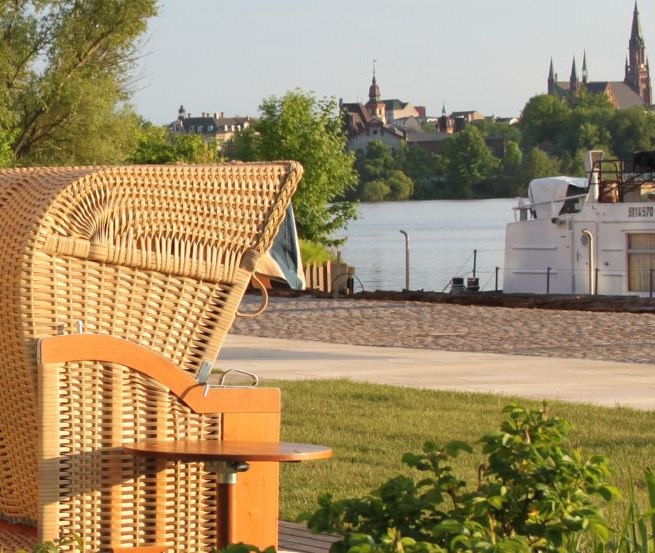 Strandkörbe zur Besinnung, © Hotel Speicher am Ziegelsee