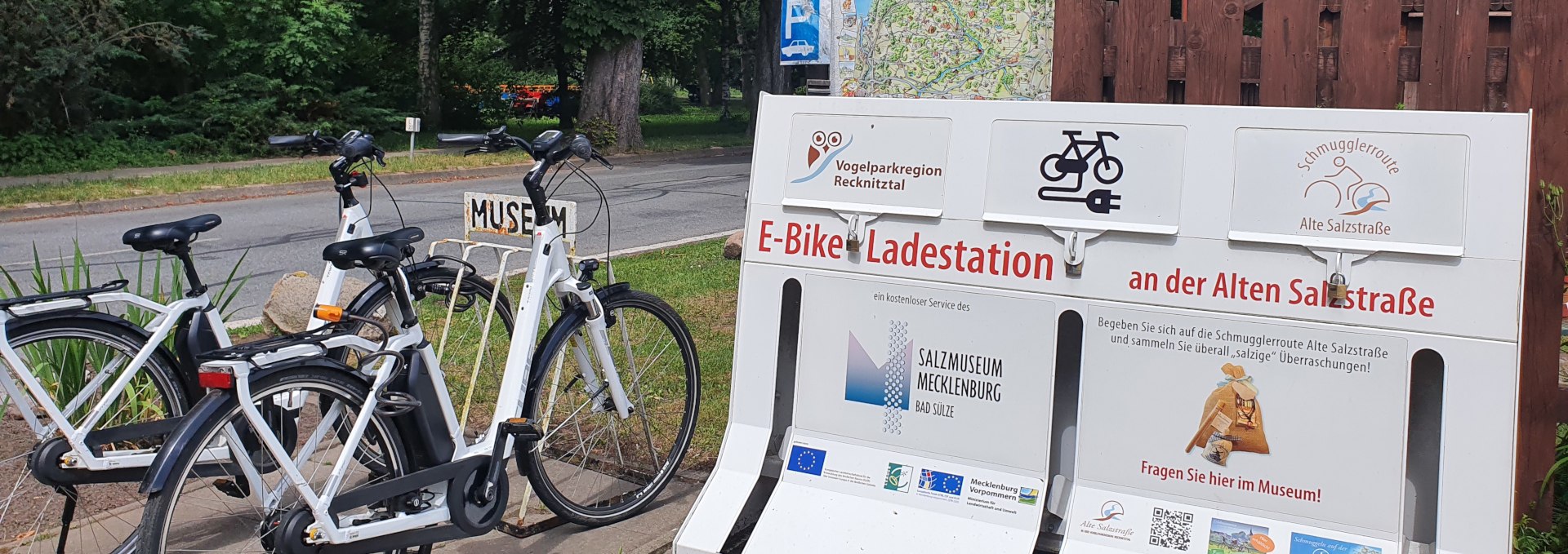 Salzmuseum E-Bike Ladestation, © Sabine Maus