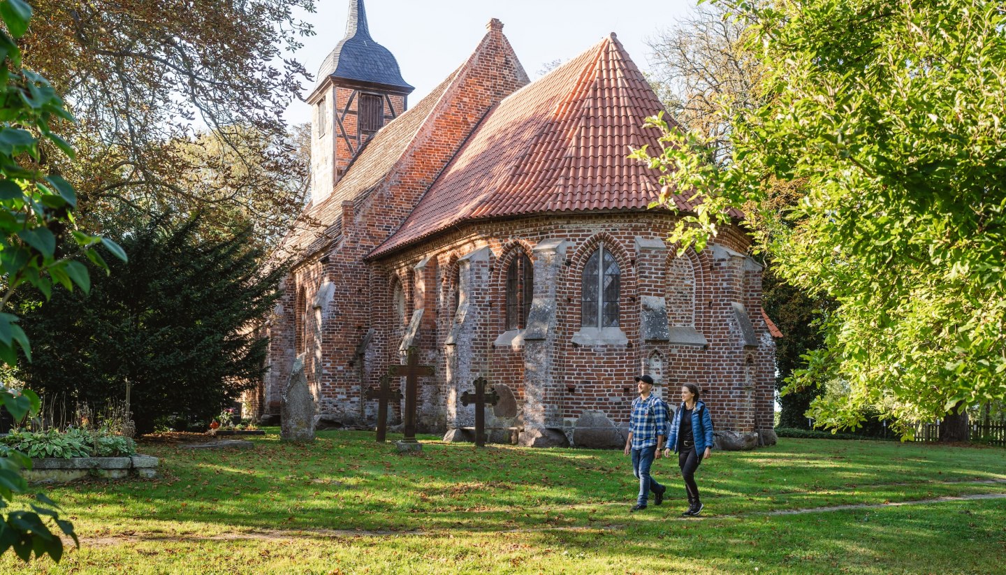 Fachwerkkirche in Landow, © TMV/Gross