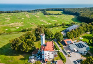 Luftaufnahme Areal Schloss Ranzow, © Schloss Ranzow / FotoArt Mirko Boy