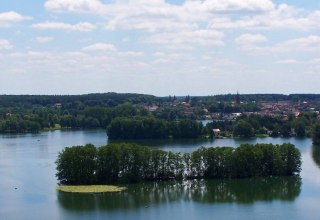 Blick vom Reiherberg auf den Feldberger Haussee, © Kurverwaltung Feldberger Seenlandschaft