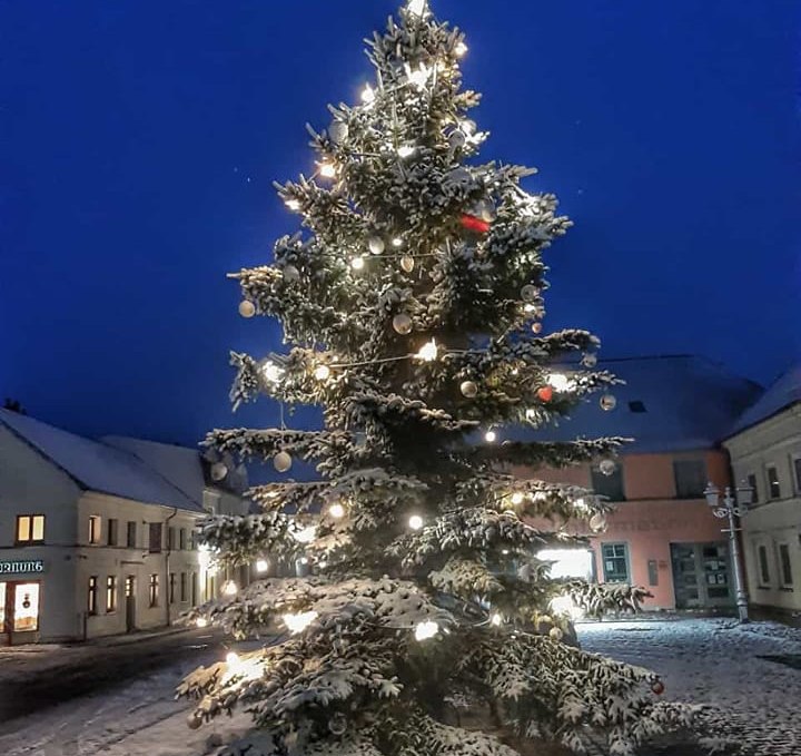 Weihnachtsbaum auf dem Marktplatz, © Gabriele Riech