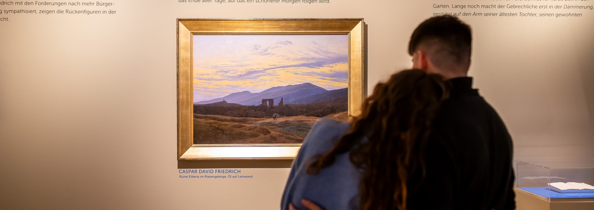 Wie romantisch! Die „Ruine Eldena im Riesengebirge“ ist nach den Ausstellungen in Schweinfurt, Winterthur und Hamburg wieder in Greifswald zurück, © Pommersches Landesmuseum / André Gschweng