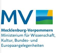 Logo MV Ministerium für Wissenschaft, Kultur, Bundes- und Europaangelegenheiten, © Ministerium MV