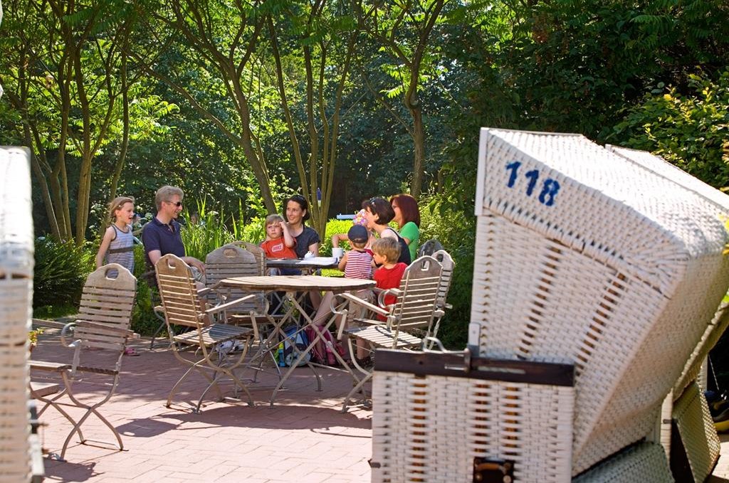 Auf der Hotelterrasse, © Landhaus Immenbarg