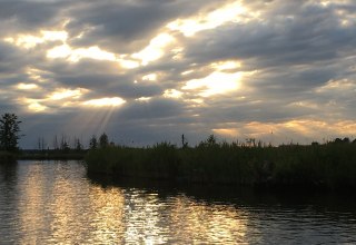 Abendstimmung an der Peene, © Mecklenburgische Seenplatte