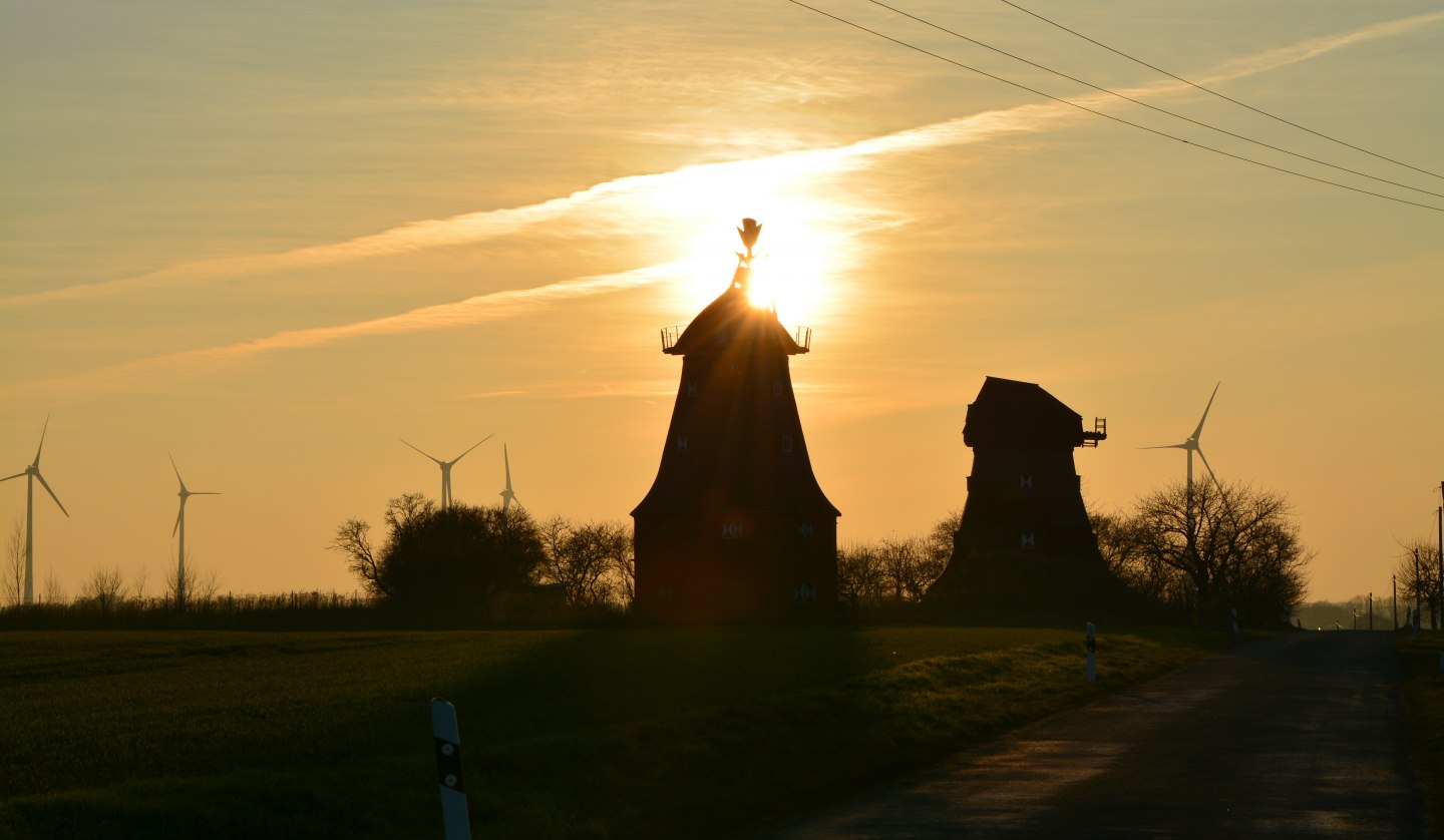 Zwillingsmühlen in Neu Vorwerk, © Maibritt Olsen