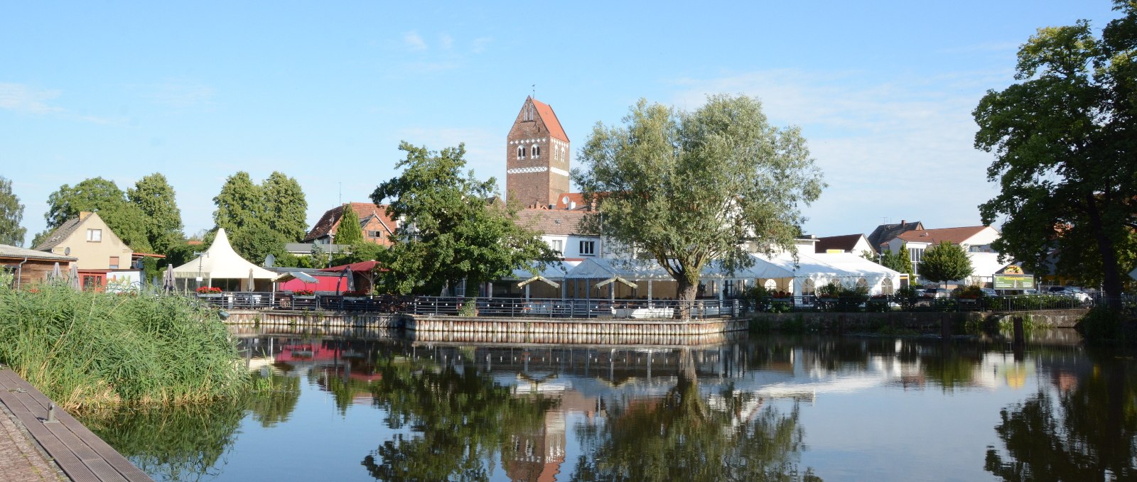 Wasserwanderrastplatz am Fischerdamm Parchim, © Tourismusverband Mecklenburg-Schwerin