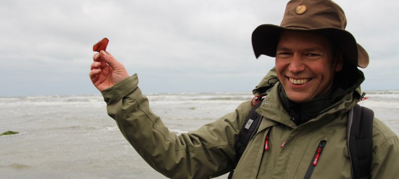 Bernsteinwanderung mit Naturführer Martin Hagemann, © Carolyne Parent