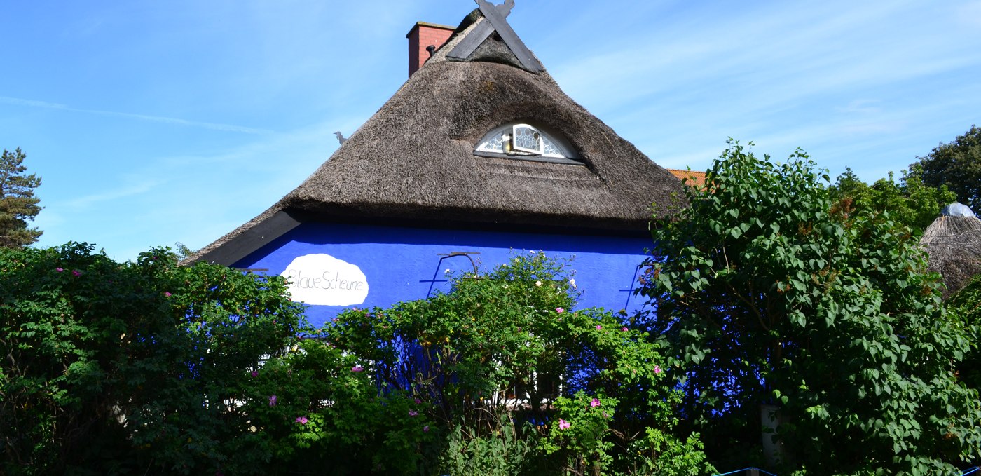 Blaue Scheune in Vitte, © Hiddenseer Hafen- und Kurbetrieb