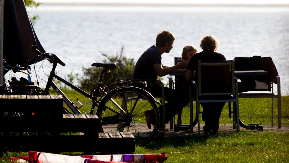 Entspannung pur auf dem Campingplatz, © TMV/Raff