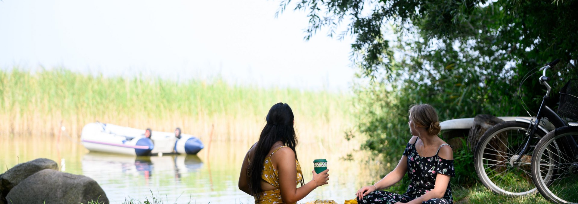 Badestrand Campingplatz "Bolter Ufer" C15, © TDG Rechlin mbH / BVCDMV Holger Martens