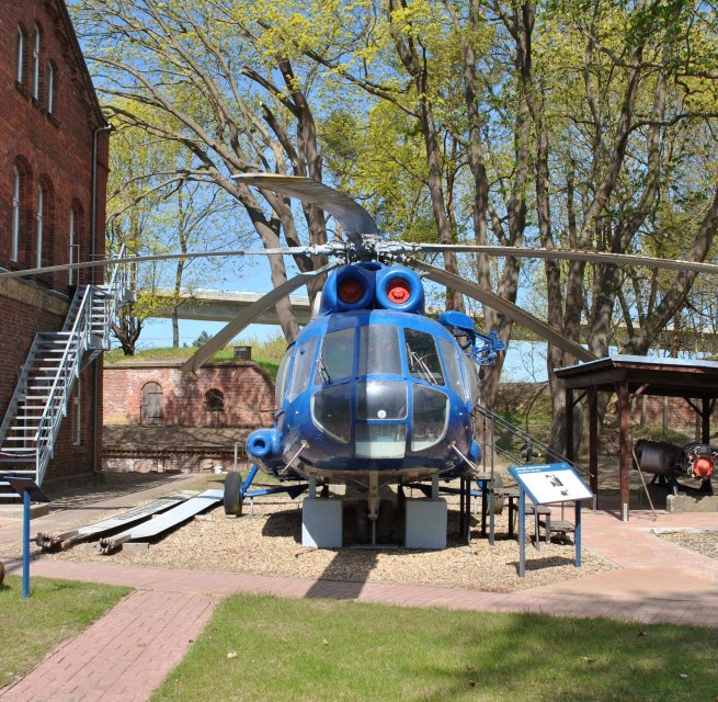 Ein Original Marinehubschrauber im Marinemuseum Dänholm, Außenstelle des STRALSUND MUSEUM, © STRALSUND MUSEUM