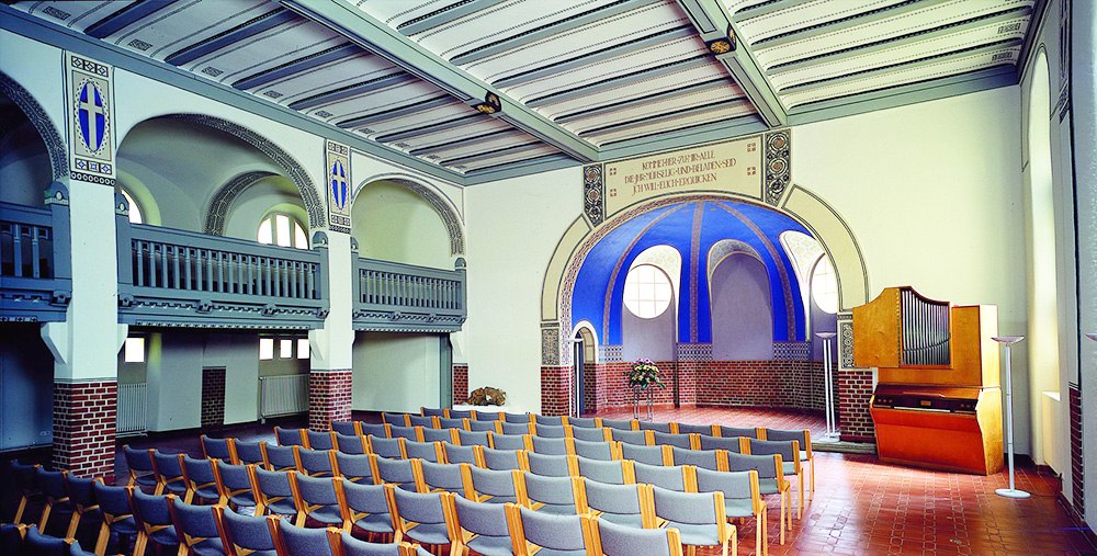 Die Klinikumskirche von innen, © Förderverein Klinikumskirche zu Stralsunnd e.V.