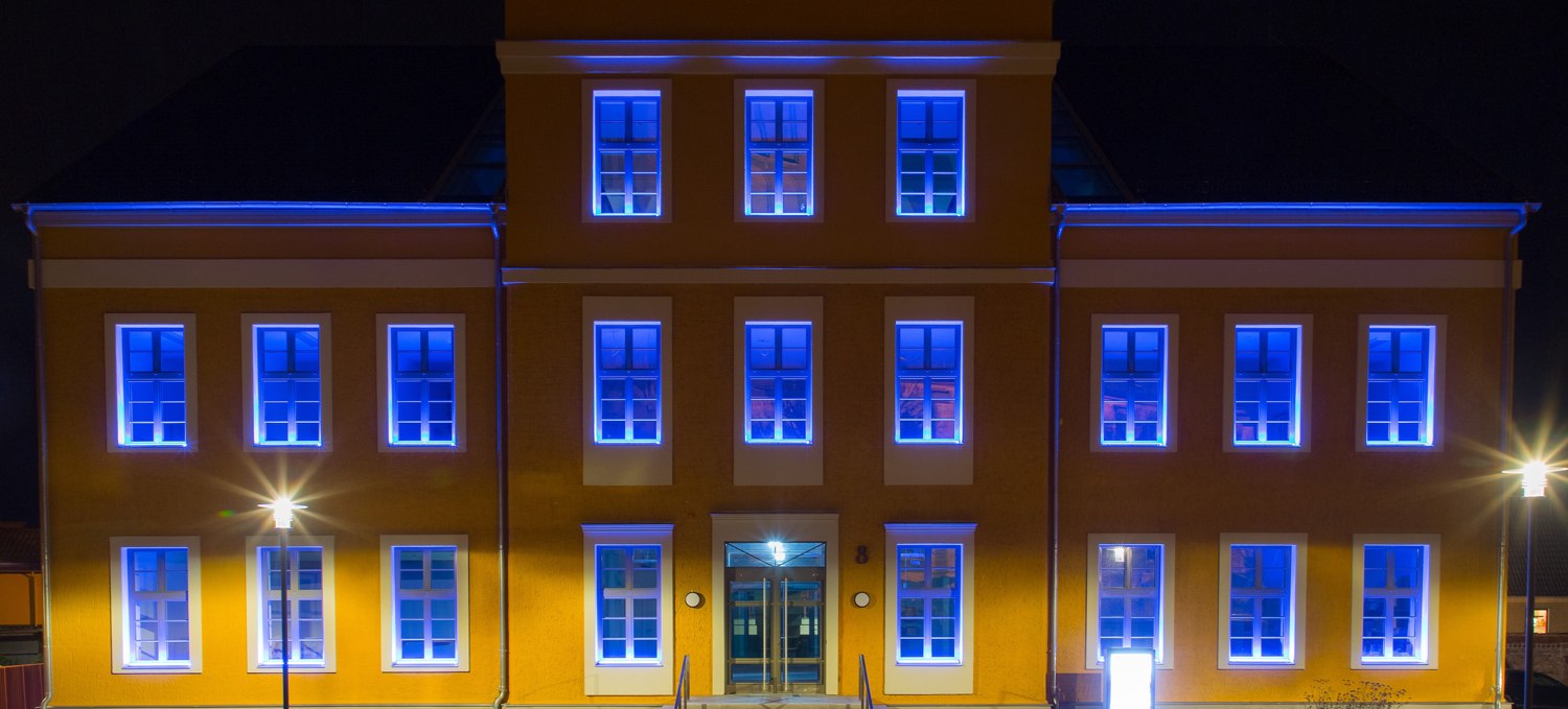 Bürgerhaus bei Nacht, © Arndt Gläser