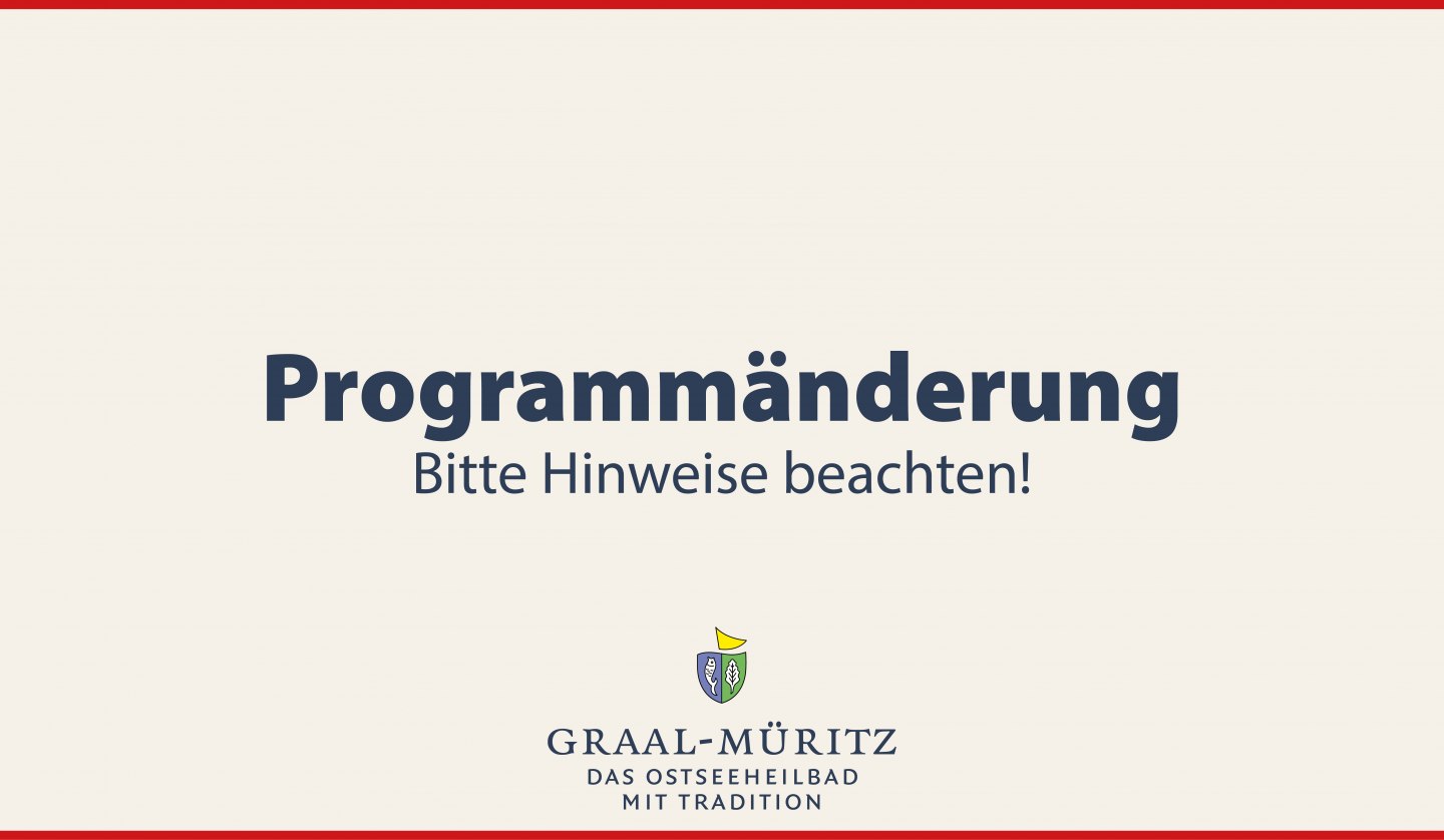 Wichtige Information zur Veranstaltung am 30.12.202, © Tourismus- und Kur GmbH Graal-Müritz