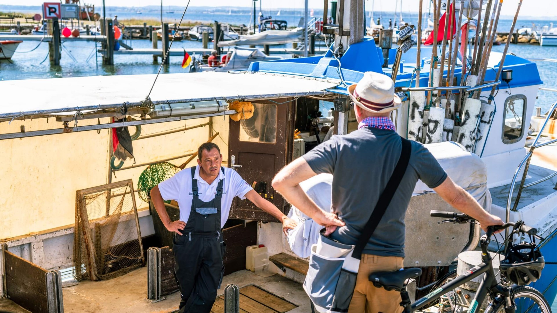 Fachsimpeln mit den Fischern von Poel, © TMV/Tiemann