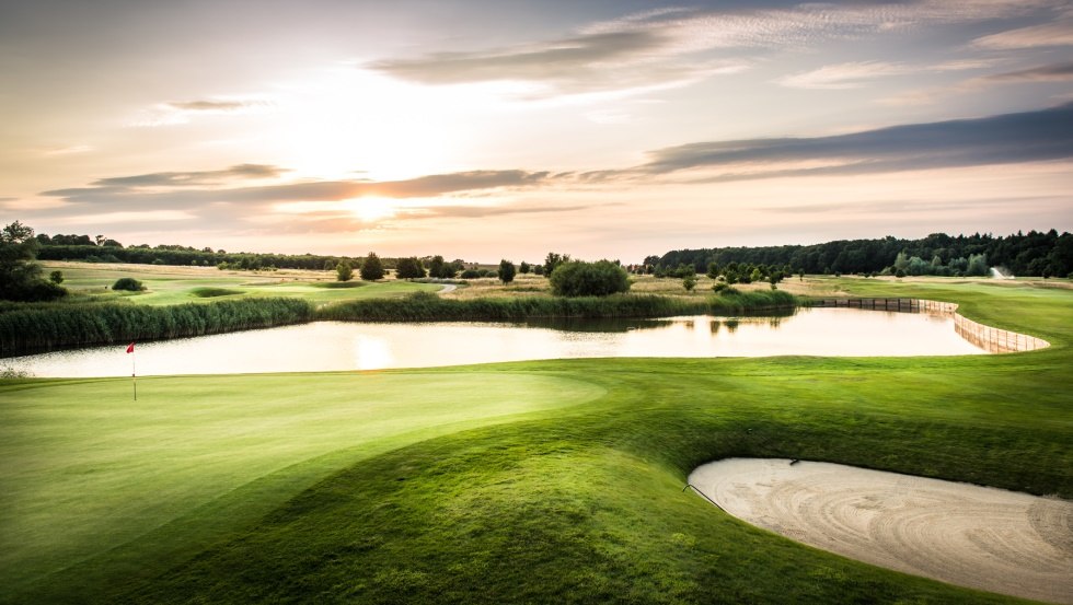 Aussicht auf einen der fünf Golfplätze, © Golf Fleesensee